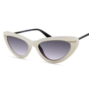 NIB New Derek Lam Sunglasses Cat Eye Ivory
